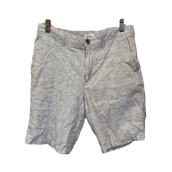 Goodfellow & Co Gray Linden Shorts Mens 30 Linen/Cotton 9” Inseam - Picture 1 of 7